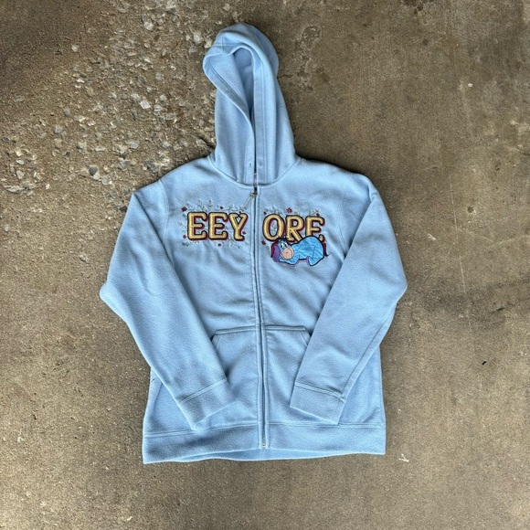 Eeyore Disney Zip Up Hoodie Women's Size M - Picture 1 of 3